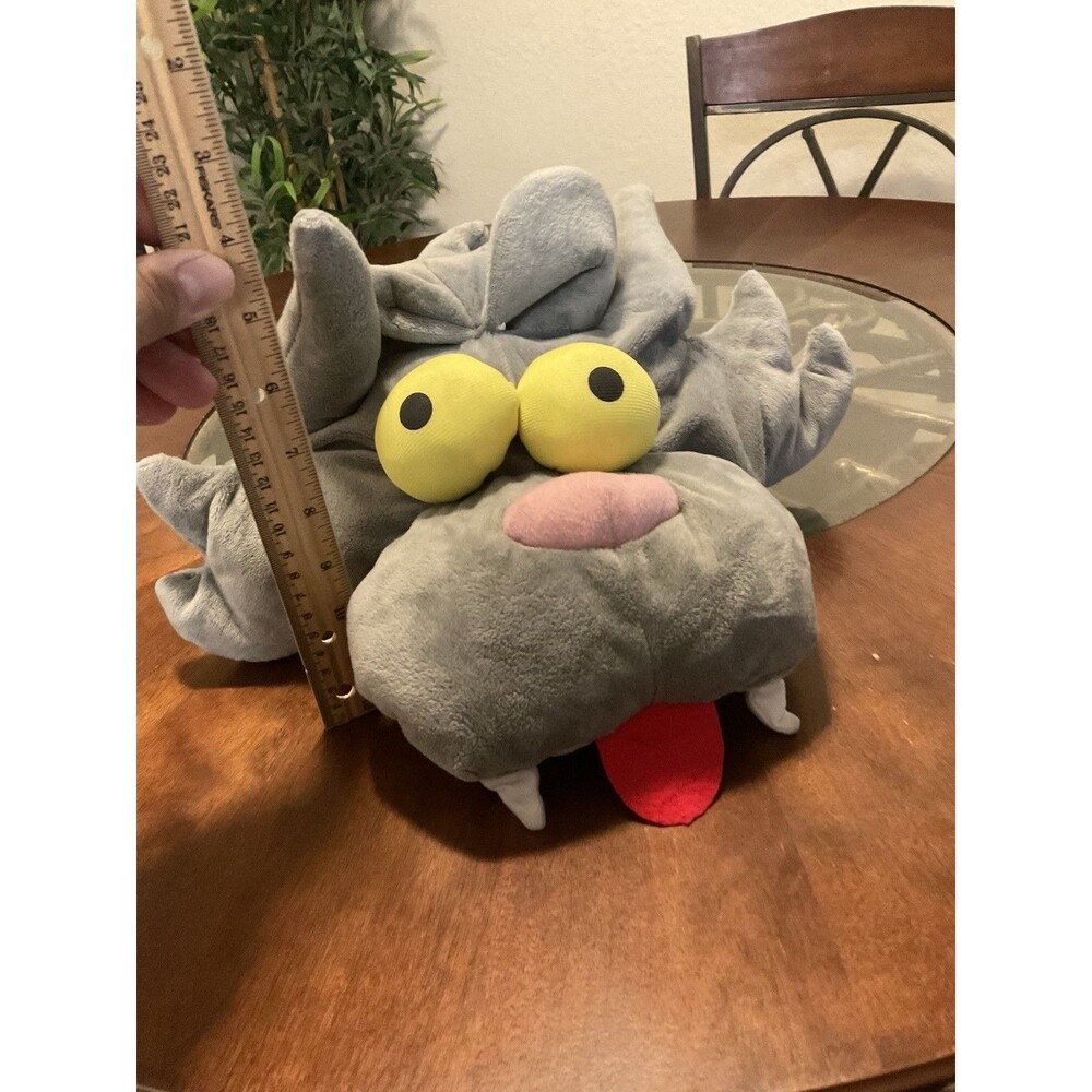 Universal Studios The Simpsons Itchy & Scratchy Show Adult OS Gray Cat Plush Hat